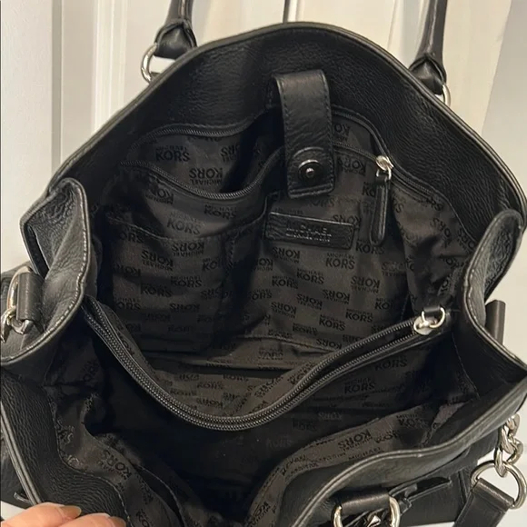 Michael Kors Black Leather Handbag - Picture 2 of 2
